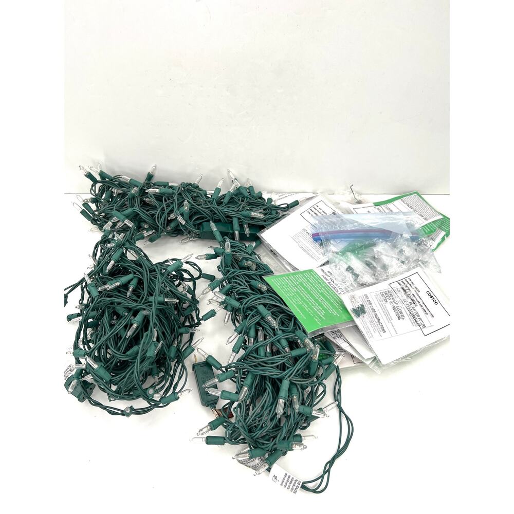 Christmas lights and replacement bulbs